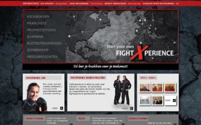 FightXperience – website voor een sportschool