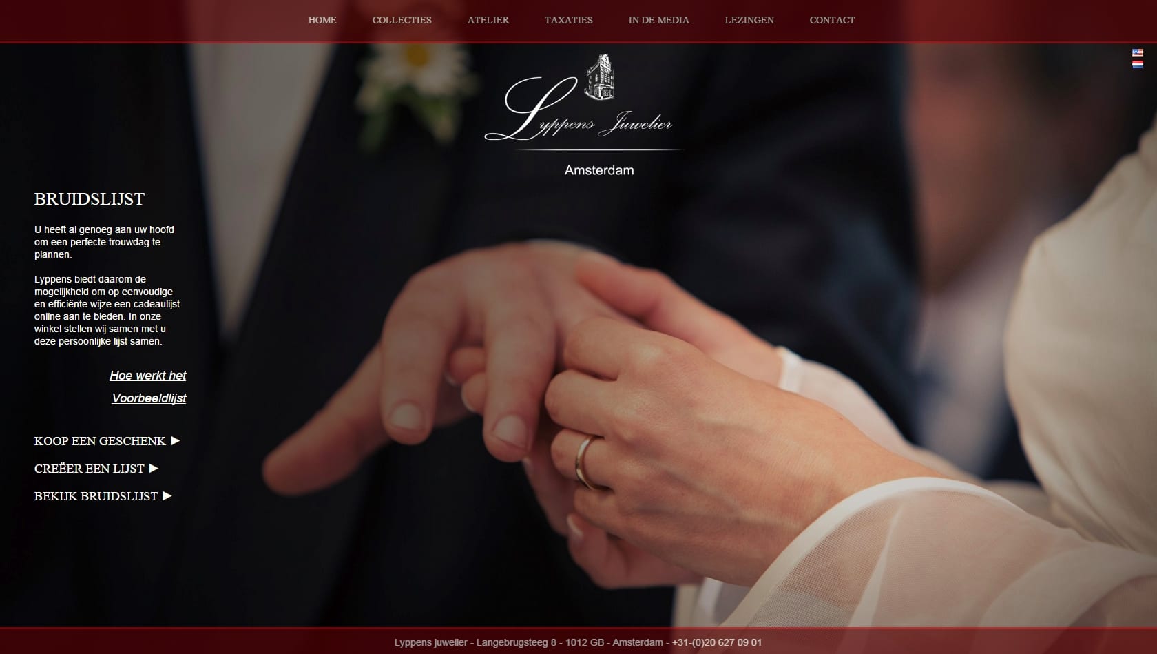 Lyppens Bruidslijsten - webshop voor bruidsparen en genodigden