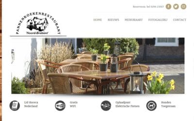 Pannenkoekenrestaurant Noord-Brabant – horeca website
