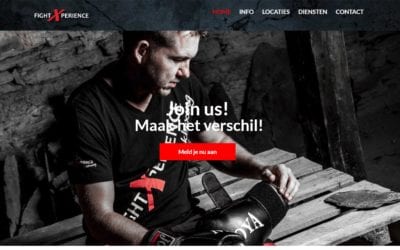 FightXperience – website voor sportschool – redesign